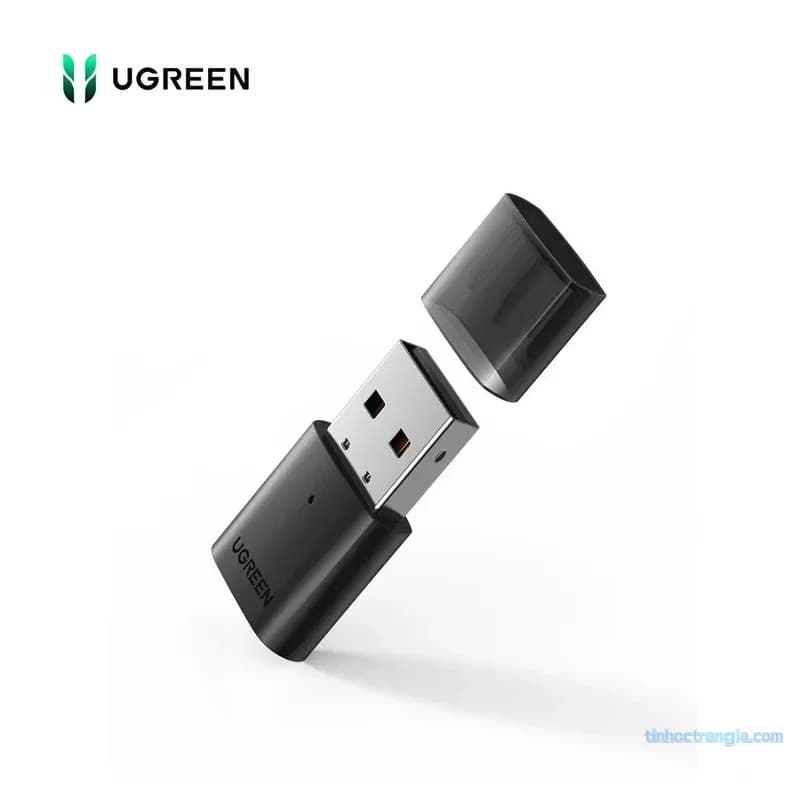 USB Bluetooth 5.0 Ugreen 80889 CM390 Thu Phát Bluetooth Cho PC Laptop