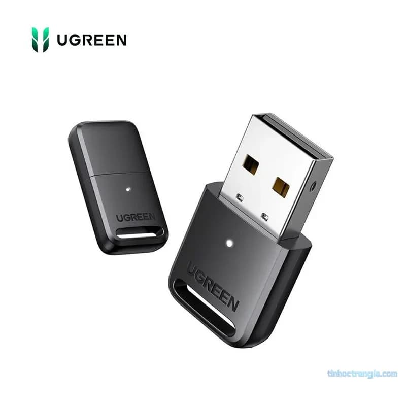 USB Bluetooth 5.3 Ugreen 90225 Bộ Thu Phát Bluetooth Cho PC Laptop