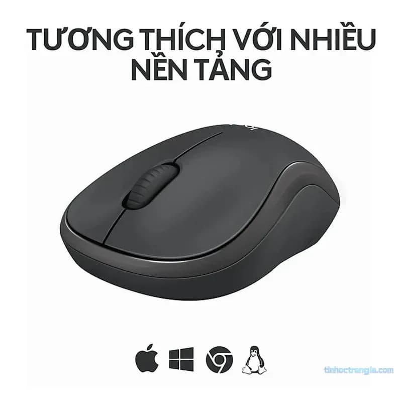 Chuột không dây Bluetooth Logitech M241 Silent - Màu Than Chì - hover