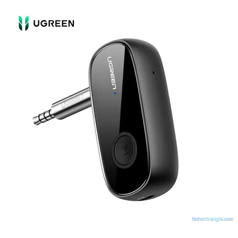 Thiết Bị Nhận Bluetooth 5.0 Audio Receiver Ugreen 70304 (Hỗ Trợ aptX, Jack 3.5mm, Màu Đen)