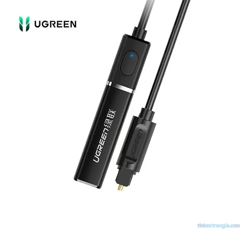 Bộ Phát Bluetooth Cổng Quang Optical Ugreen 50213 (Bluetooth 5.0, Cho TV/Amply)