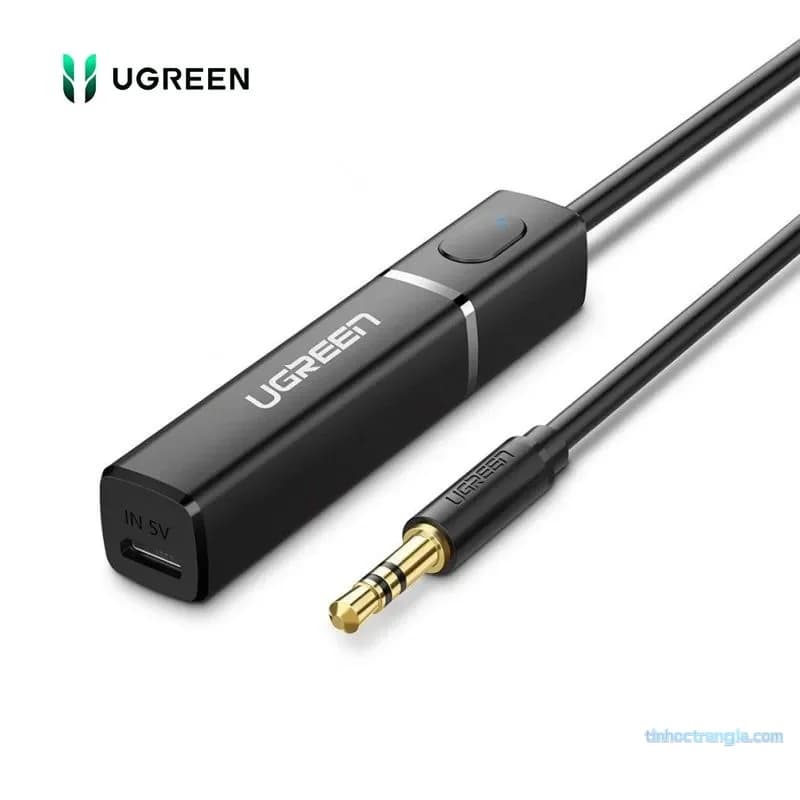 Bộ Phát Bluetooth 5.0 Cổng 3.5mm Aux Ugreen 40761 (Cho TV/PC/Máy Game)