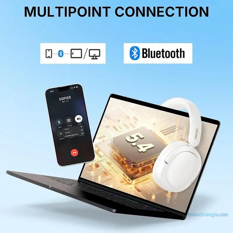 Tai Nghe Bluetooth Chụp Tai Edifier W800BT SE (Bluetooth 5.4, Pin 45H, Chống Ồn ENC)