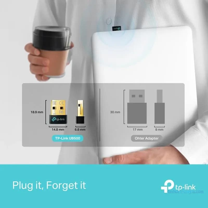 USB Bluetooth 5.3 TP-Link UB500 Nano (Cho PC/Laptop, Cắm Là Chạy)