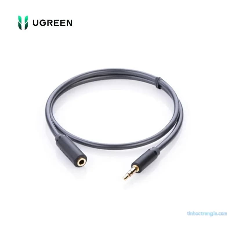 Cáp Nối Dài Audio 3.5mm Dài 0.5m Ugreen 10781 (Đầu Mạ Vàng, Lõi Đồng)
