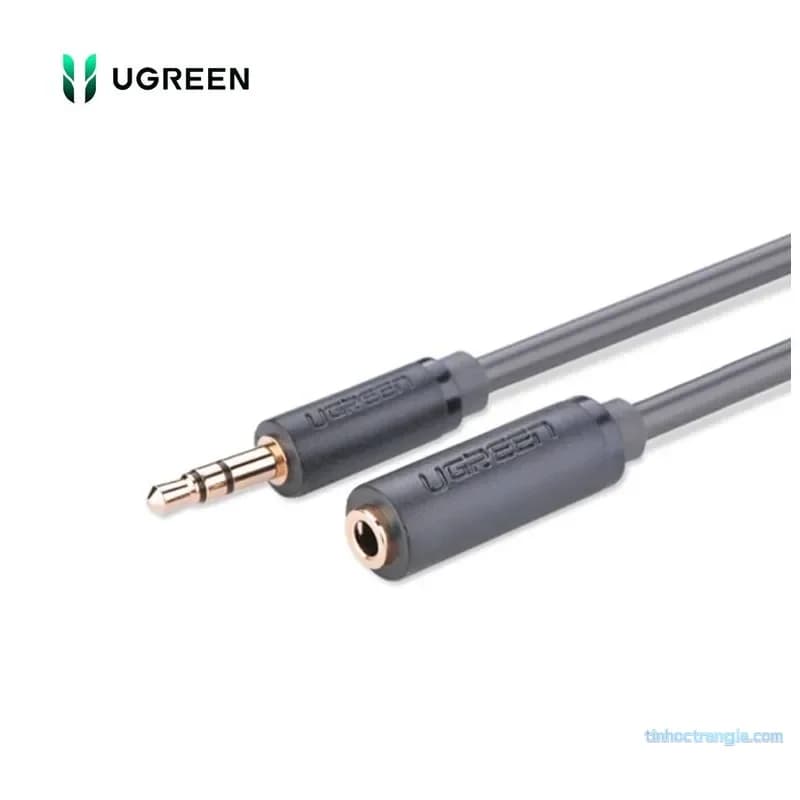 Cáp Nối Dài Audio 3.5mm Dài 0.5m Ugreen 10781 (Đầu Mạ Vàng, Lõi Đồng)