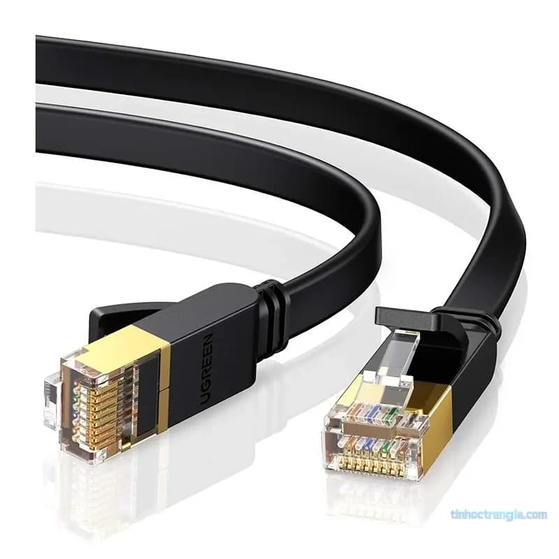 Cáp Mạng Cat7 Dẹt Ugreen STP Tốc Độ 10Gbps 600Mhz (1m - 20m) - hover