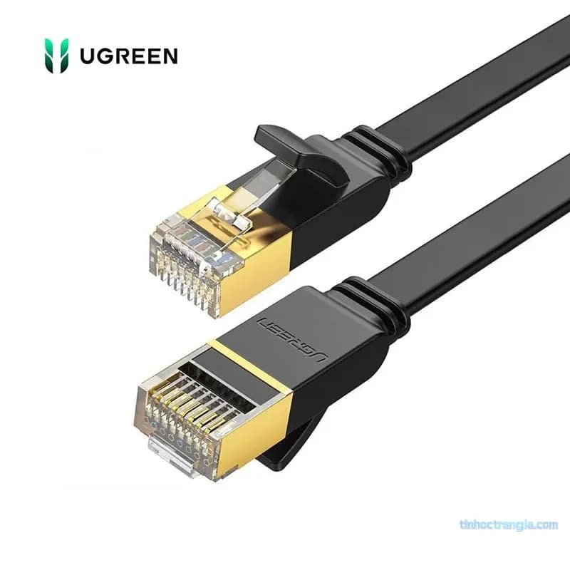 Cáp Mạng Cat7 Dẹt Ugreen STP Tốc Độ 10Gbps 600Mhz (1m - 20m)