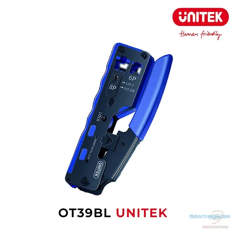Kìm bấm cáp mạng đa năng Unitek OT39BL - hover