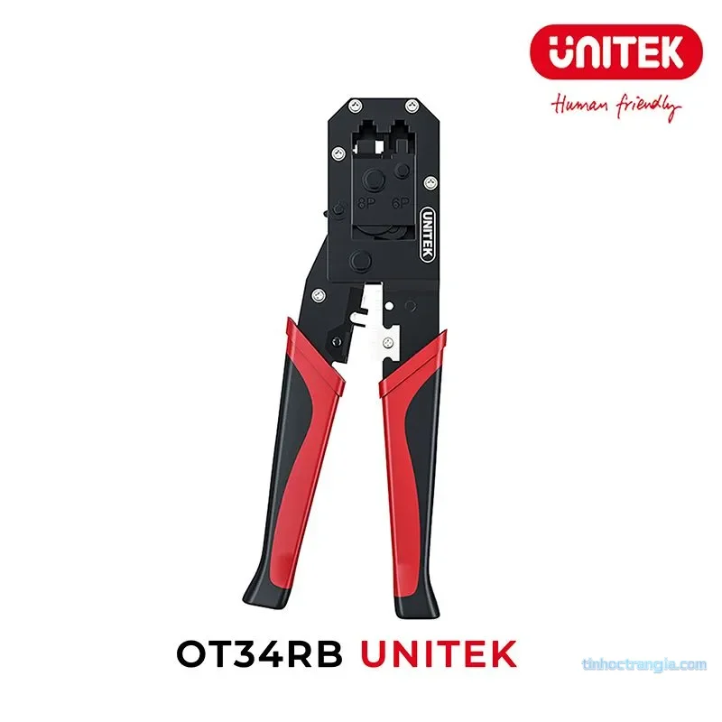 Kìm bấm cáp mạng đa năng Unitek OT34RB 2