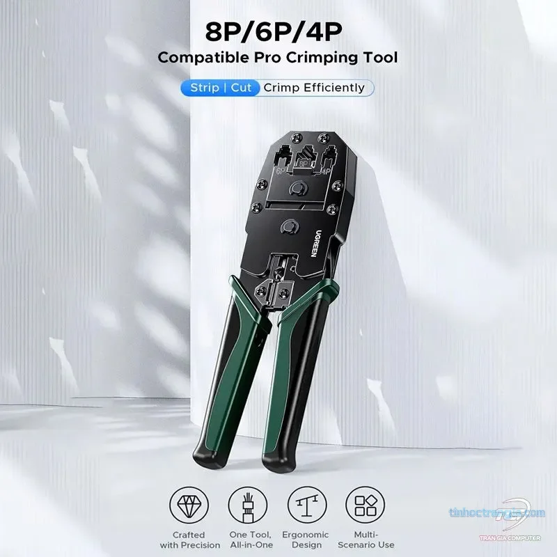 Kìm bấm cáp mạng đa năng Ugreen 35971 (RJ45/RJ11/RJ12) 3