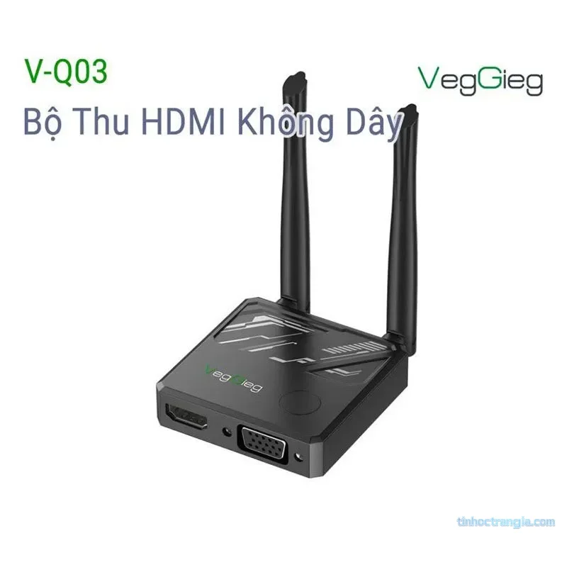 Thiết bị kéo dài HDMI và VGA không dây Veggieg V-Q03 2