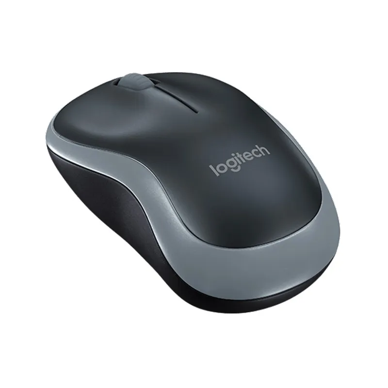 Chuột Máy Tính Không Dây Logitech M185 (Xám/Đỏ/Xanh)
