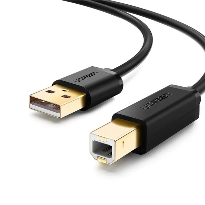 Cáp Máy In USB 2.0 Ugreen US135 Chính Hãng (1.5m - 15m)