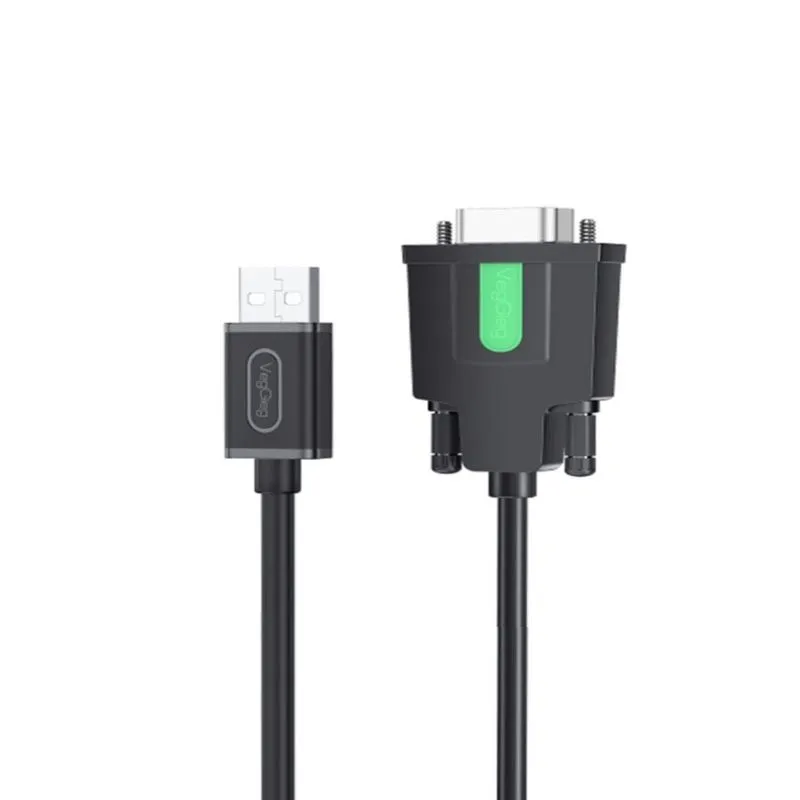 Cáp dữ liệu chuyển đổi USB sang COM dài 1.5M (RS232) đầu dẹt VegGieg VU401