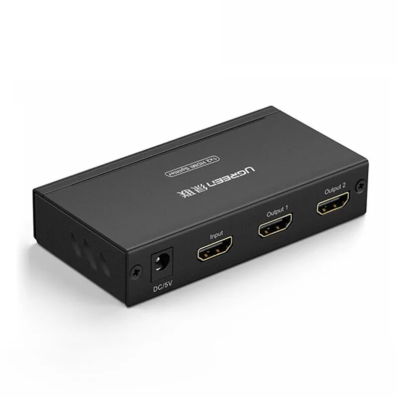 Bộ Chia HDMI 1 Vào 2 Ra Ugreen 40201 - Hỗ Trợ 4K Ultra HD