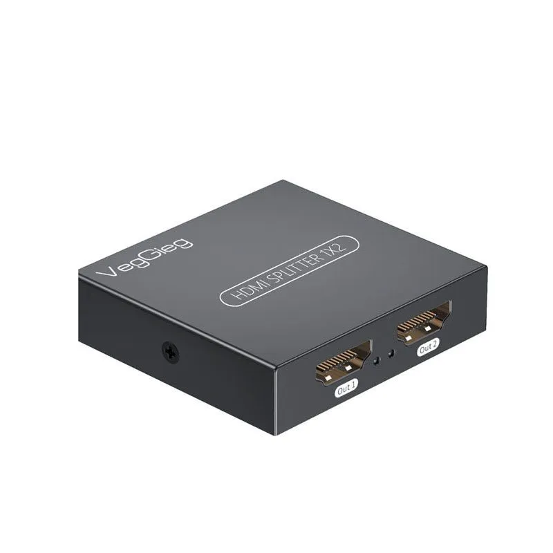 Bộ Chia HDMI 1 Ra 2 Veggieg VHD06 Hỗ Trợ 4K Chính Hãng