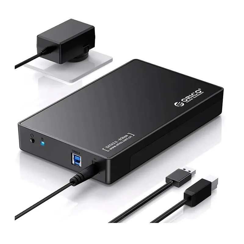Box Ổ Cứng 3.5/2.5 Inch USB 3.0 Orico 3588US3-V1-BK-BP-HW