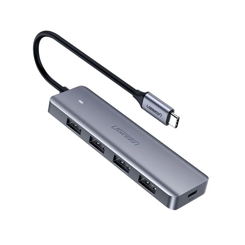 Bộ chia Hub USB Type C sang 4 cổng USB 3.0 Ugreen 70336 (15cm)