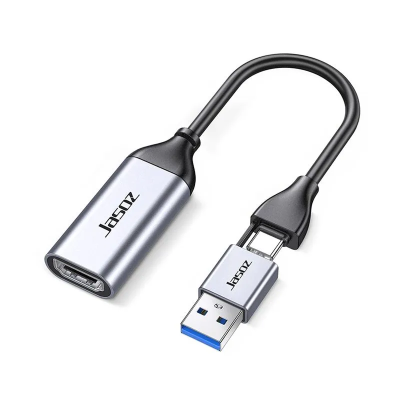 Cáp Video Capture HDMI Sang USB & Type-C Jasoz G138 T-G158