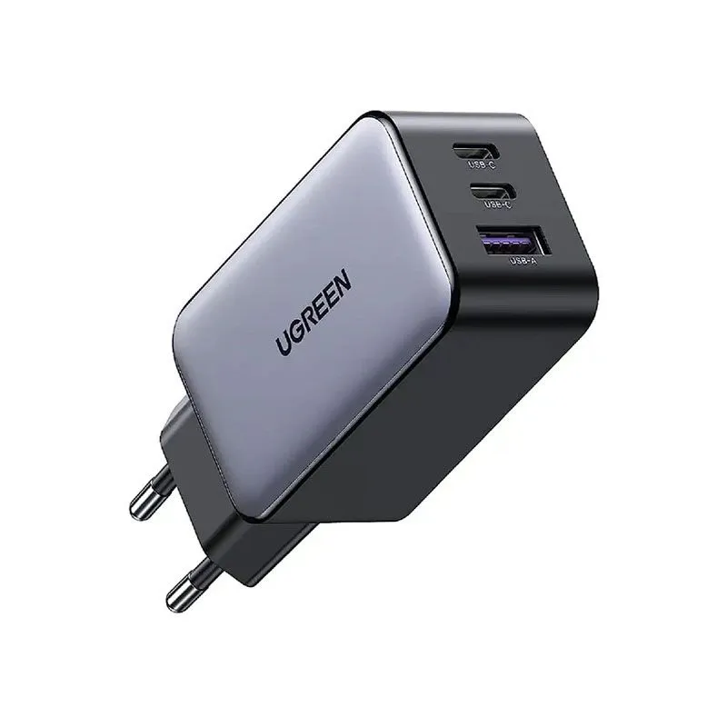 Củ Sạc Nhanh 65W 3 Cổng (2 USB-C, 1 USB-A) GaN PD 3.0 - Ugreen 10335
