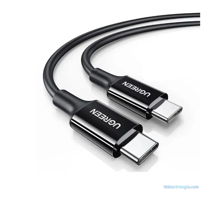 Cáp Sạc Và Truyền Dữ Liệu USB Type C To USB Type C Ugreen 80372 (100W, Dài 2m, Màu Đen)