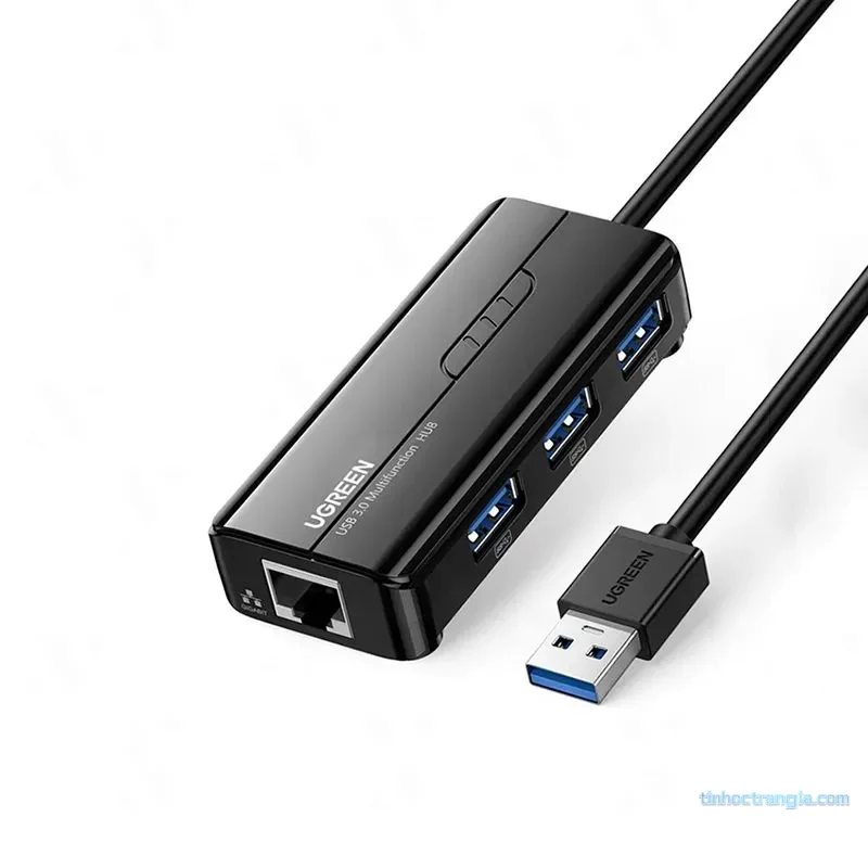 Hub Chuyển Đổi USB 3.0 Sang LAN Gigabit Và 3 Cổng USB Ugreen 20265