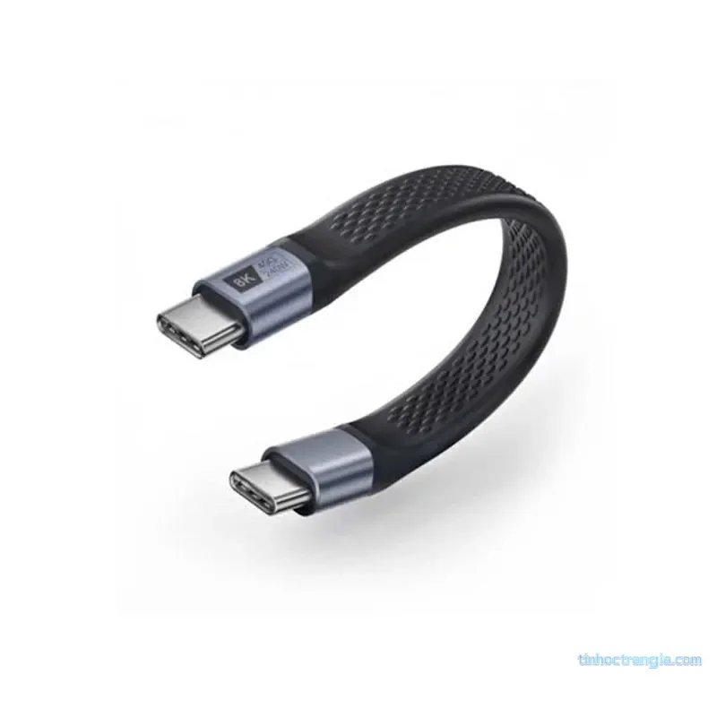 Dây Cáp USB4 C To C Dài 13cm Jasoz T-D223 Hỗ Trợ 8K@60Hz