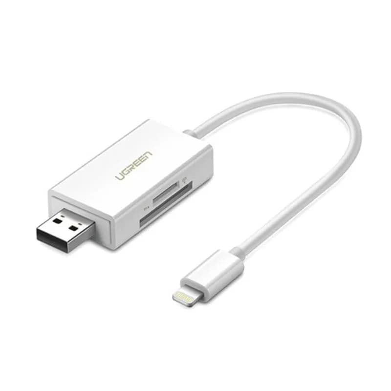 Đầu Đọc Thẻ SD/TF Chân Cắm Lightning Ugreen 30612 Cho iPhone, iPad