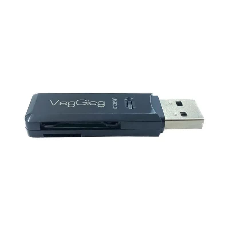 Đầu đọc thẻ nhớ Veggieg V-C202 | USB 2.0 cho thẻ SD và Micro SD